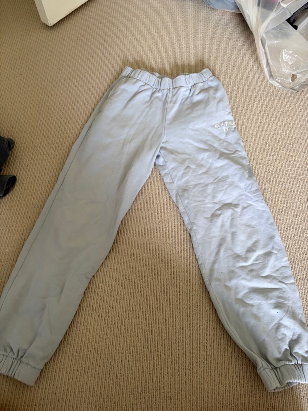 Brandy Melville Light Blue Cozy Sweatpants